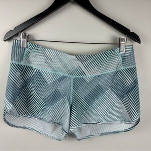 Smartwool Women's S Active Running Shorts Stripe Merino Wool Blend Athleisure